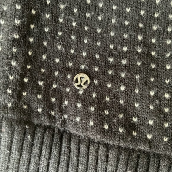 Lululemon Yogi Hearts Polka Dot Merino Wool Sweater - Picture 3 of 7